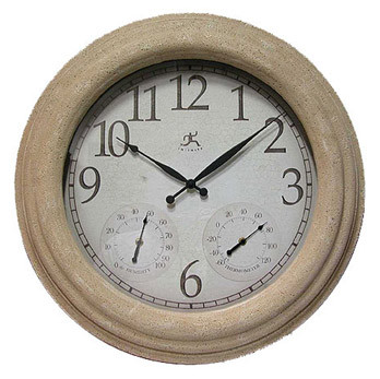 Infinity Instruments Slate Clock with Thermometer and Hygrometer - Fast FREE FedEx... by Infinity Instruments