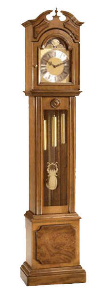 Altobel Antonio English Walnut Veneer Grandfather Clock - FREE Inside Delivery! by Altobel Antonio