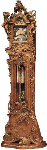 Altobel Antonio Vienna Rococo Style Grandfather Clock - FREE Inside Delivery! by Altobel Antonio