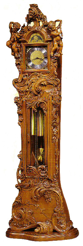 Buy Altobel Antonio Vienns Rococo with 2 Angels Grandfather Clock by Altobel Antonio now!