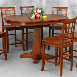 Lifestyle California Mendocino II Rd/Oval Pedestal Table Base