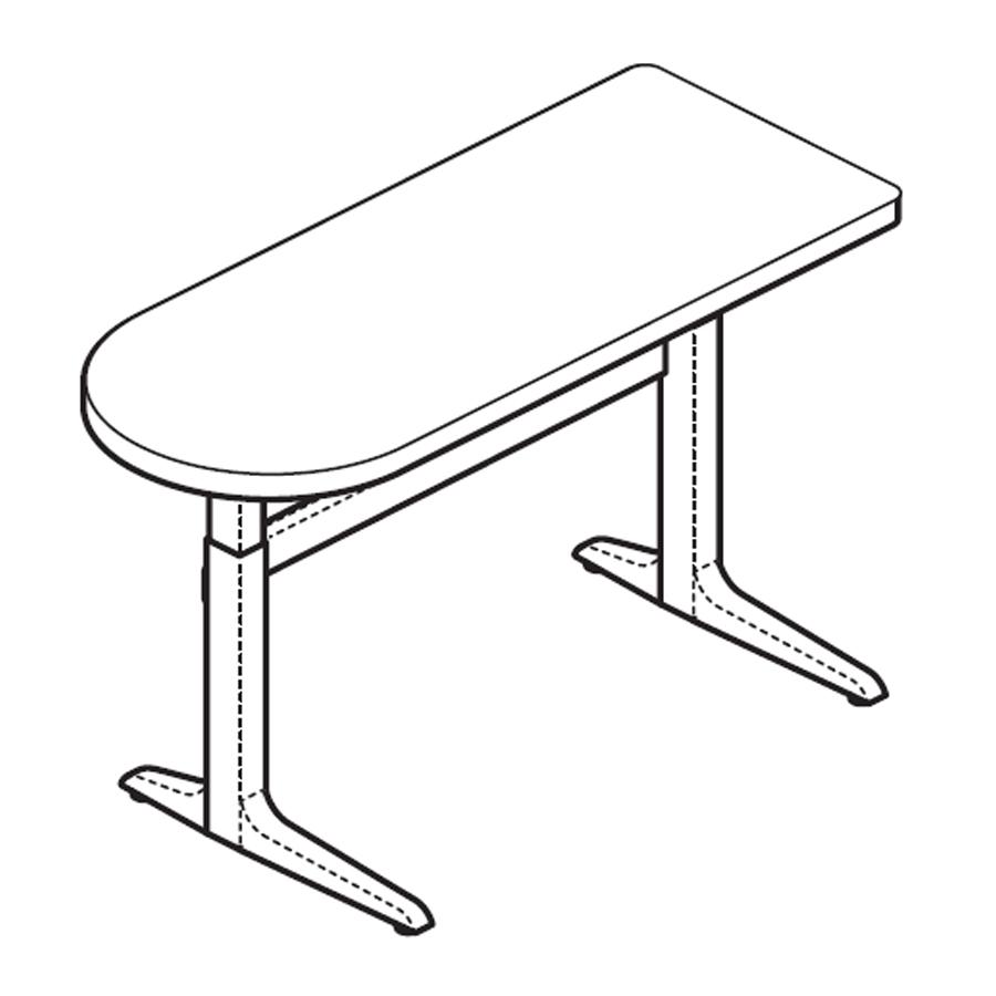 Workrite Sierra Electric Peninsula Left Workcenter Desk