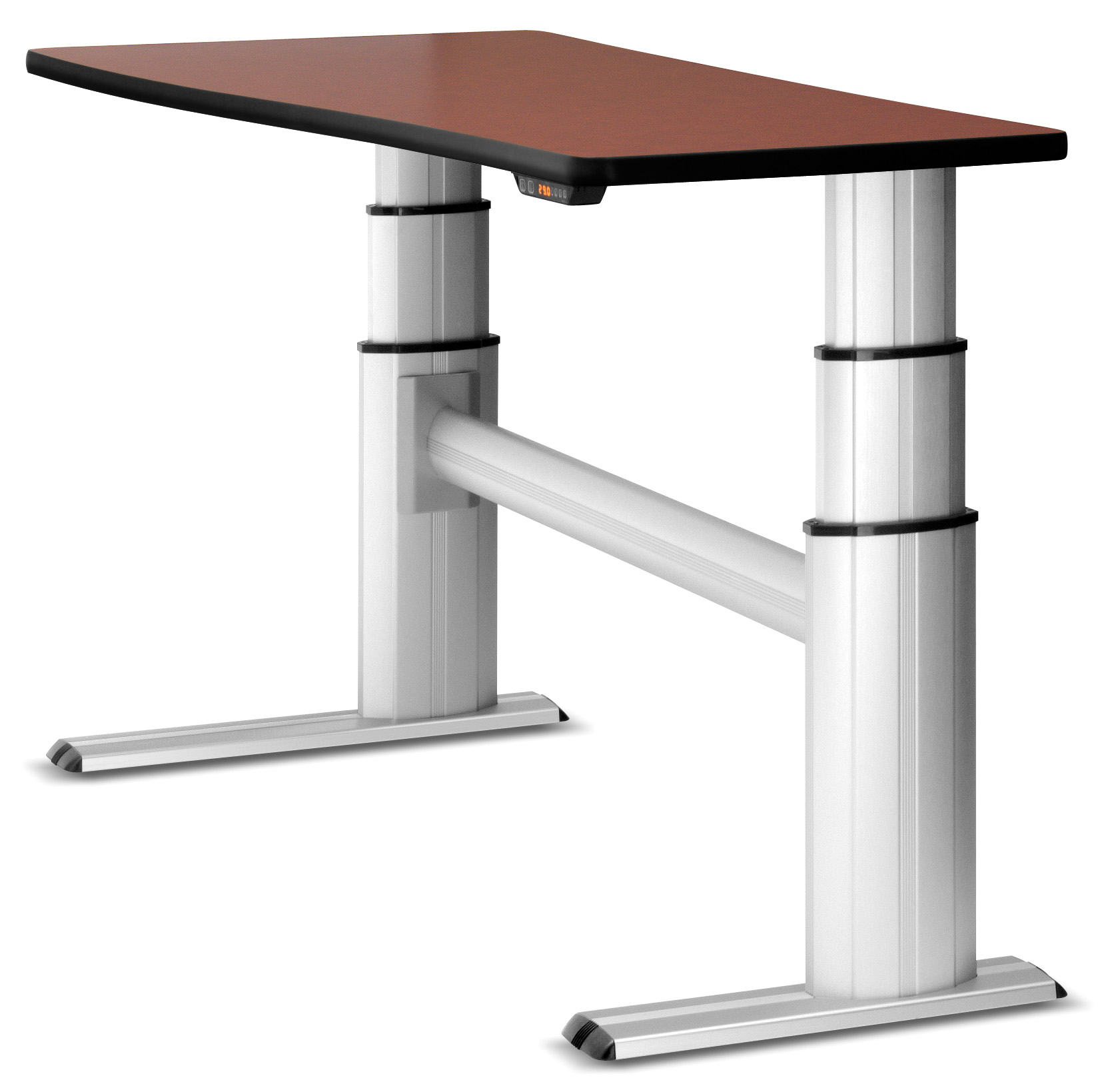 Workrite Sonoma Premium Rectangular Curved Front Workcenter Desk