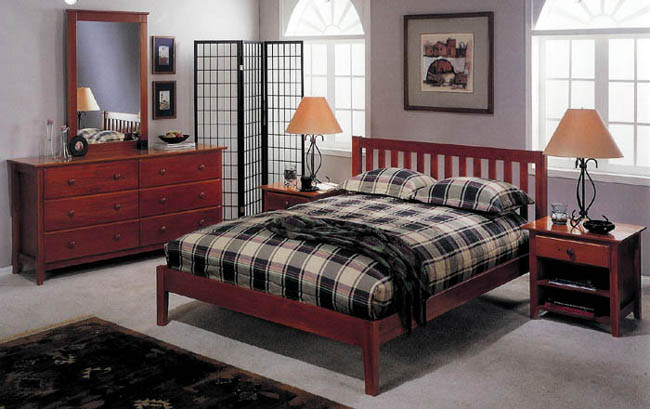 Alpine Furniture  Inc. PB-02LC Nightstand with Drawer and Shelf Best Price