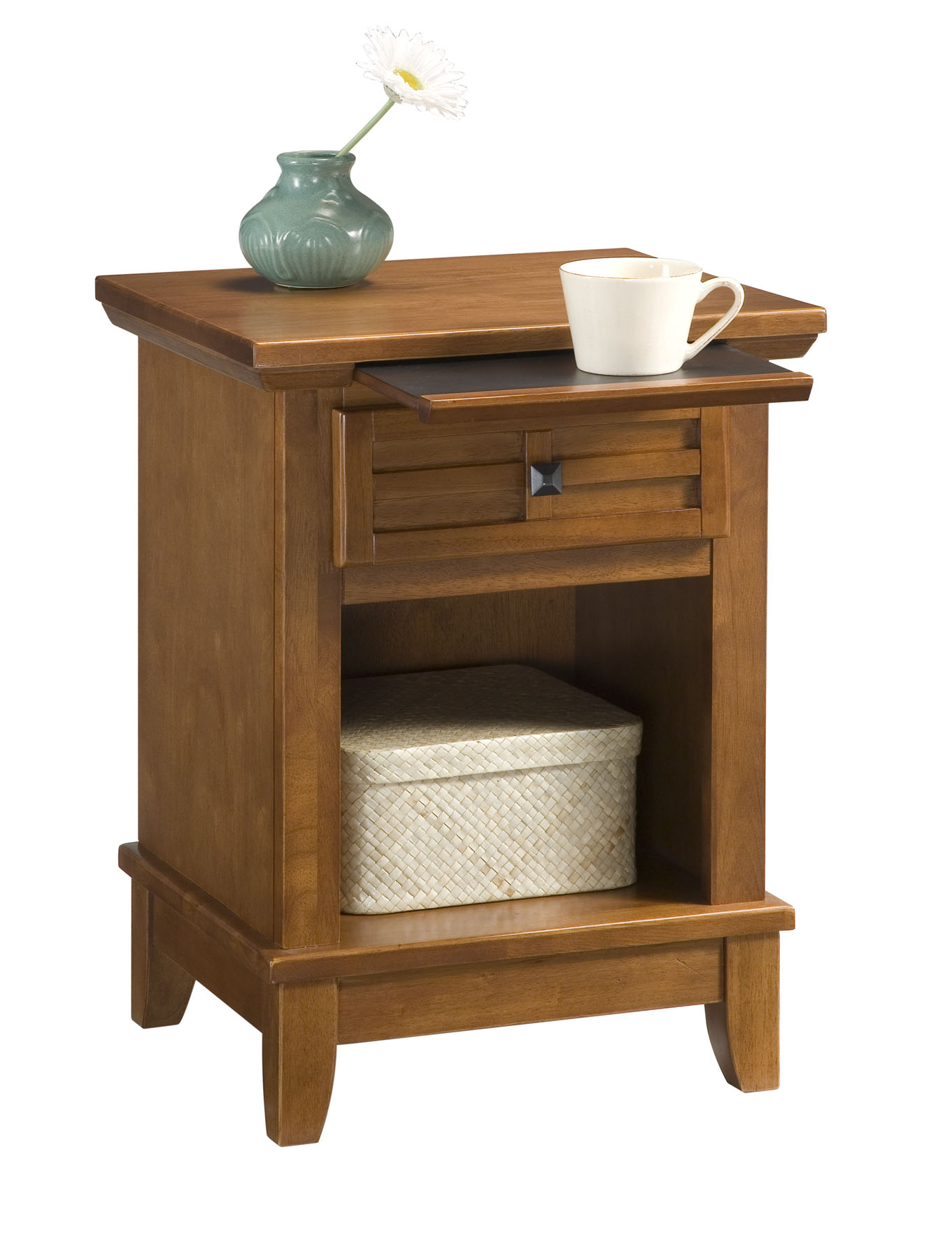 Home Styles Furniture Arts and Crafts Night Stand in Cottage Oak Best Price