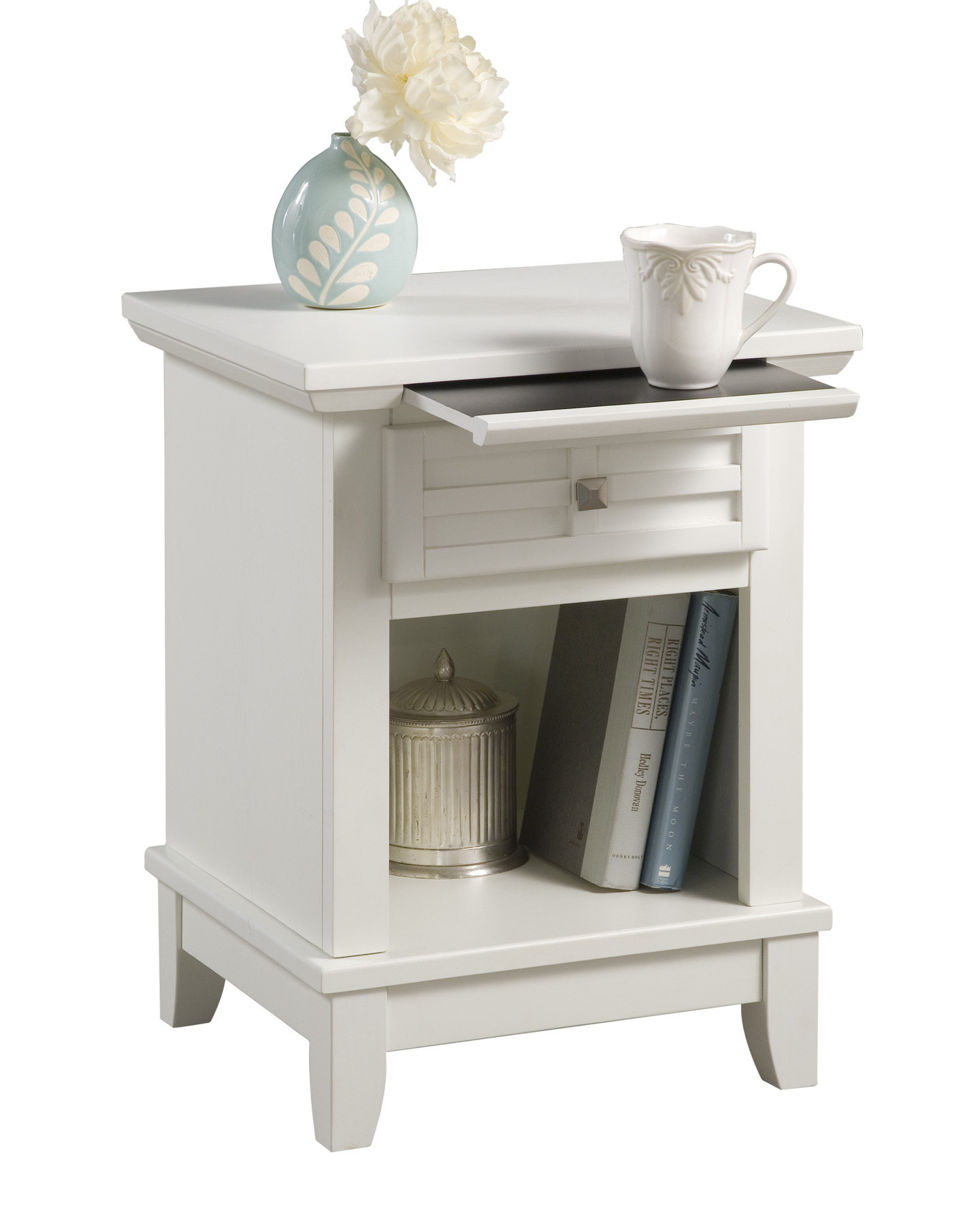 Home Styles Furniture Arts and Crafts Night Stand in White Best Price