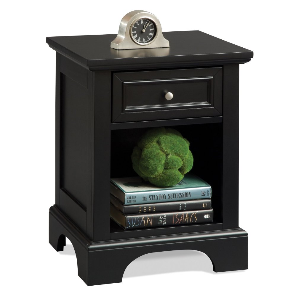 Home Styles Furniture Bedford Night Stand in Ebony Finish Best Price