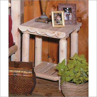 Rustic Natural Cedar Furniture Nightstand without Drawer Best Price