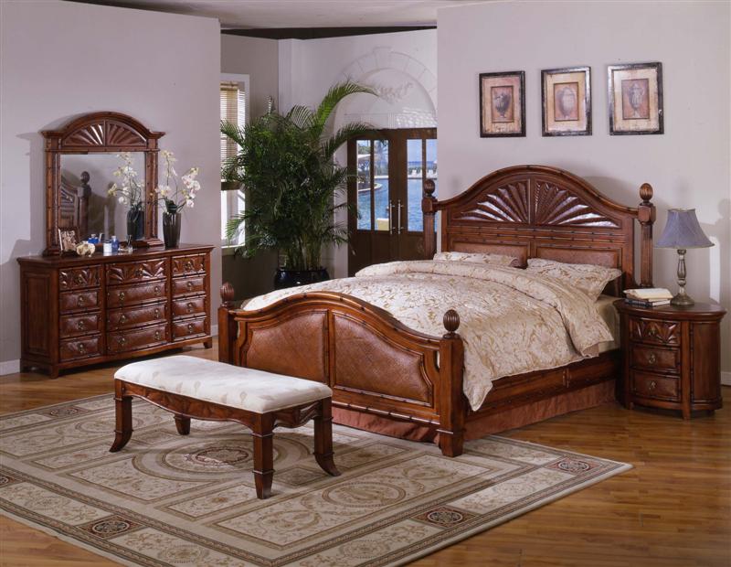 South Sea Rattan Paradise Retreat Oval 3 Drawer Nightstand