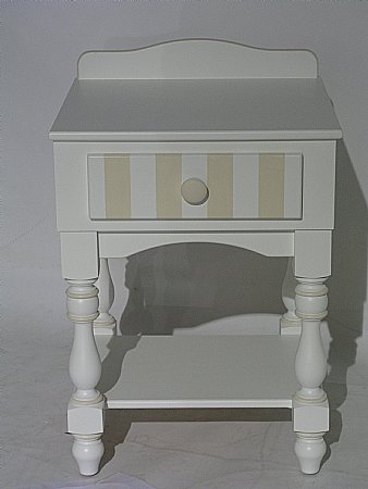 Sweet Beginnings Cabana Stripes Kids Nightstand Best Price