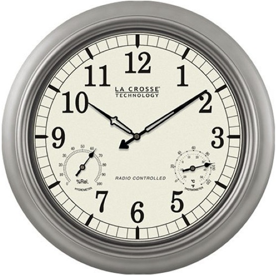 Click here to buy La Crosse 18 inch Radio Controlled Analog Atomic Clock - Fast FREE FedEx Shipping! by La Crosse.