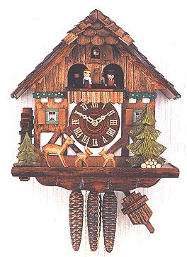 Hekas Jumping Deer Cuckoo Clock