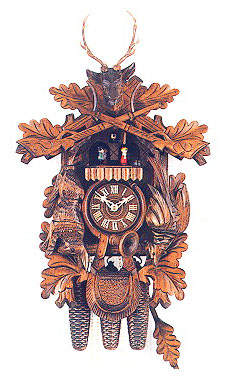 Romba 23 inch Traditional Hunting Model Cuckoo Clock