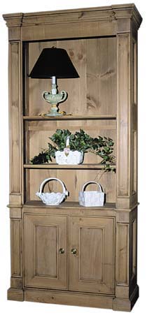 British Traditions London Bookcase End Section