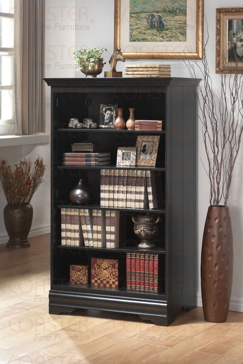 Coaster Company Black Finish Bookcase