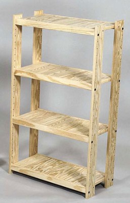 Collegiate Furniture Narrow Bookcase Unit with 4 Shelf