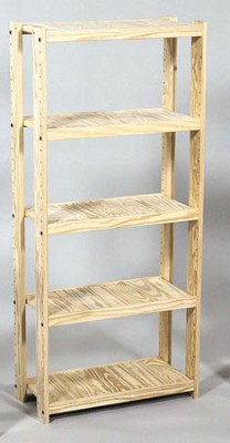 Collegiate Furniture Narrow Bookcase Unit with 5 Shelf