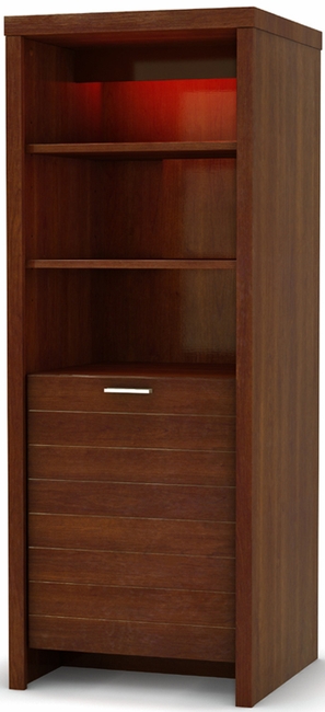 South Shore Skyline Shelf Bookcase Cherry Finish