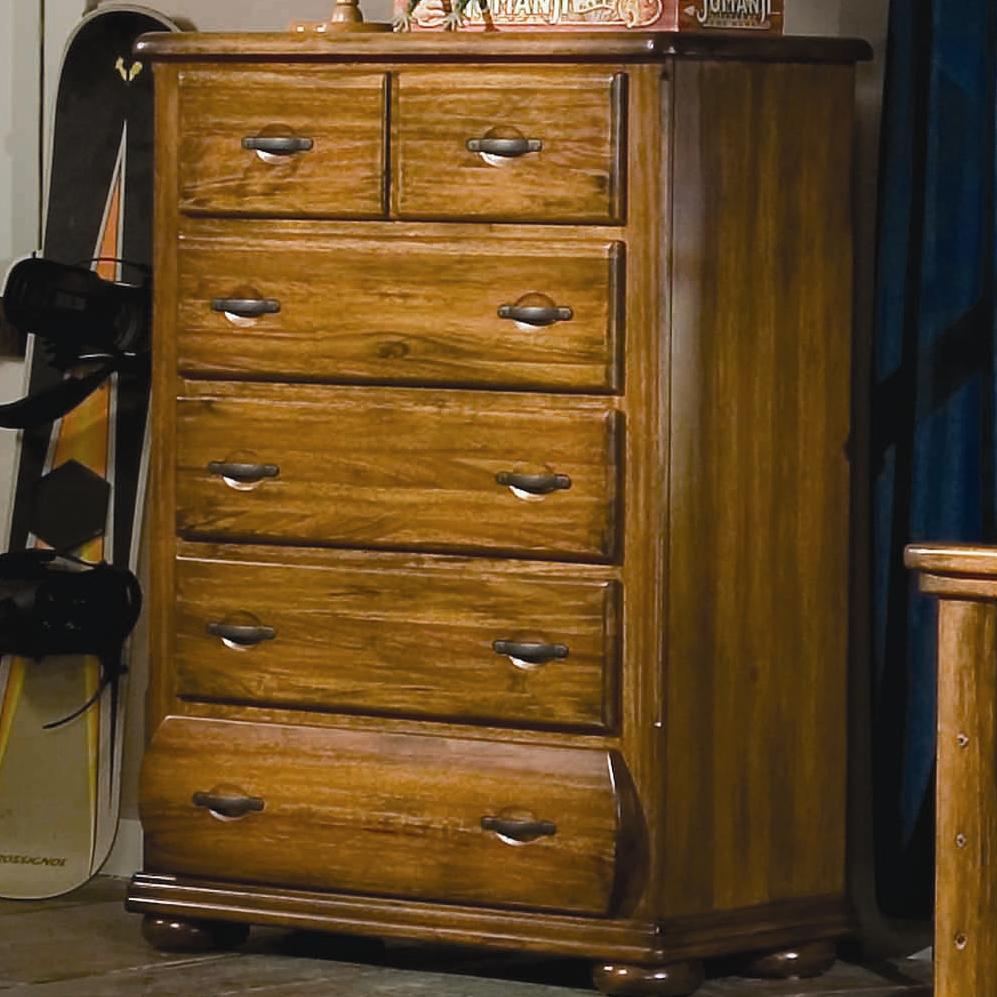 American Woodcrafters Timberline Five Drawer Chest Best Price