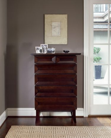 Brownstone Furniture Bancroft Black Cherry High Boy Chest Best Price