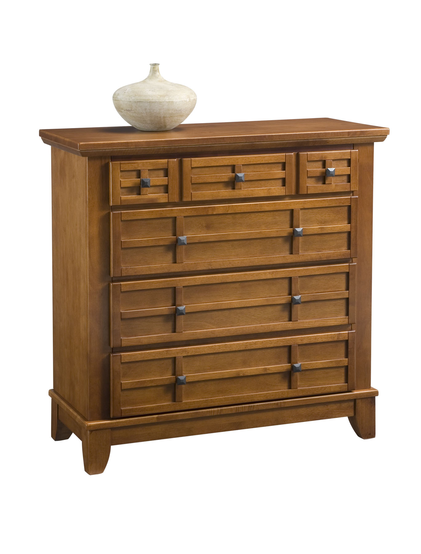 Home Styles Furniture Arts and Crafts Chest in Cottage Oak Best Price