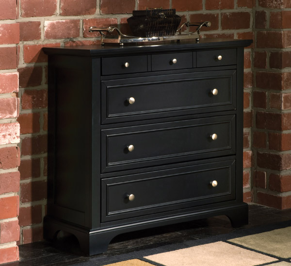 Home Styles Furniture Bedford Four Drawer Chest in Ebony Best Price