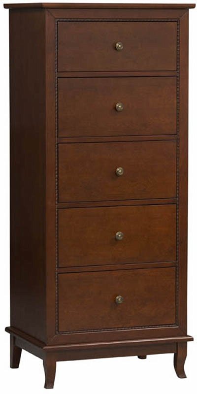 Linon Home Decor Products Armoire Bedroom Five Drawer Chest