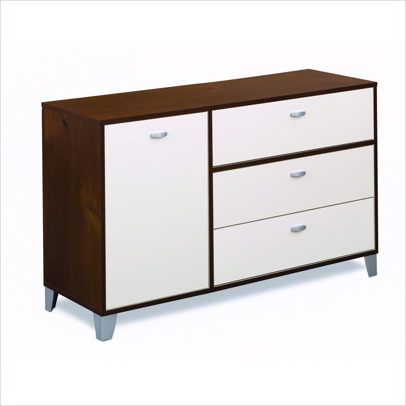 Nexera Topolino 3 Drawer and 1 Door Double Chest