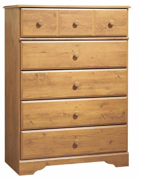 South Shore Little Treasures 5 Drawer Chest in Country Pine Finish