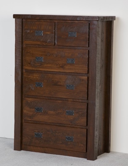 Viking Log Furniture Barnwood 6 Drawer Chest Best Price