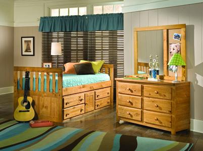 American Woodcrafters Crossroads Five Drawer Chest