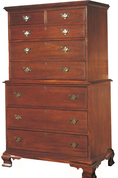 Craftique Queen Anne Chest on Chest