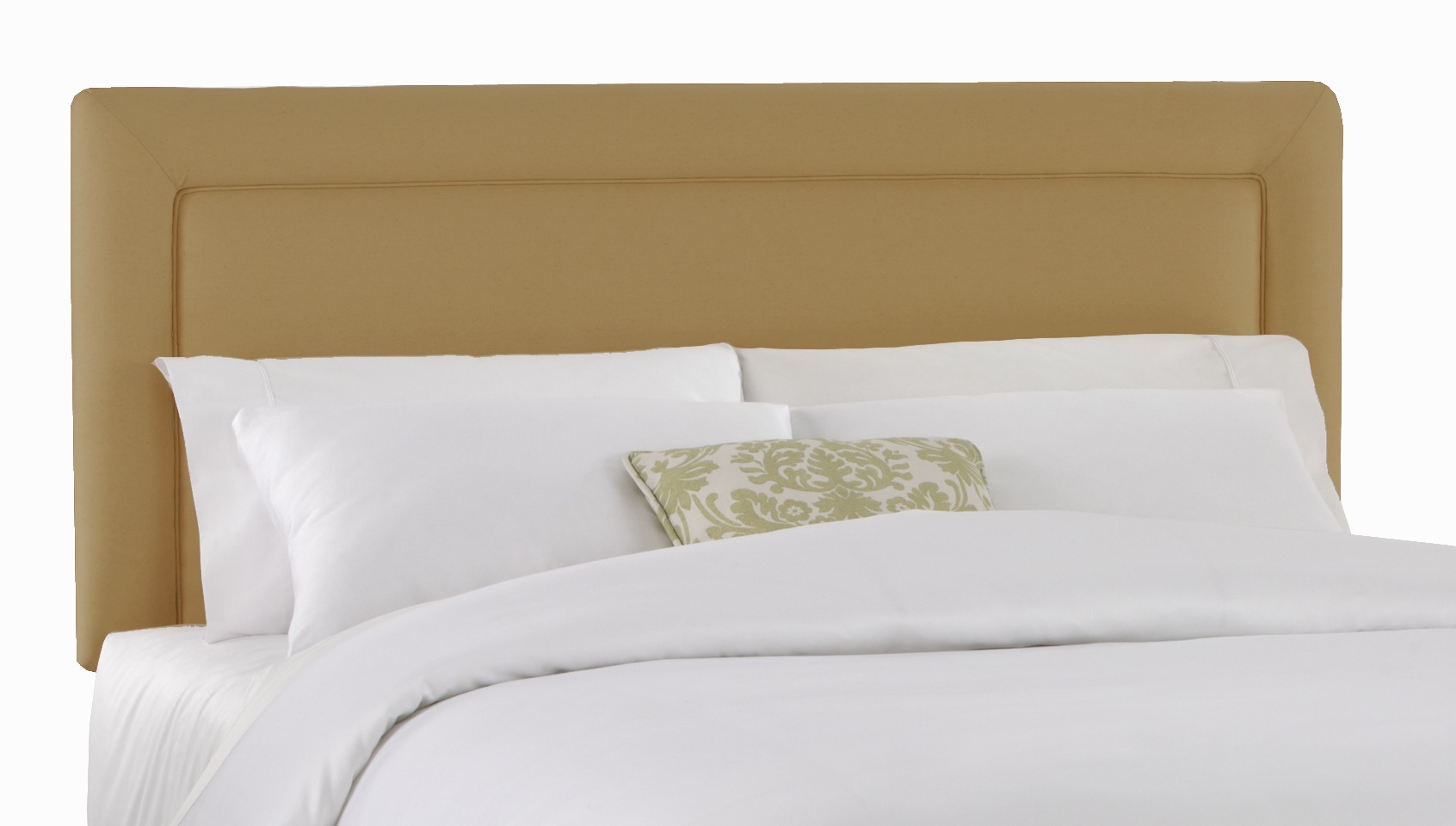 Skyline Furniture Border Headboard in Twill Khaki Best Price
