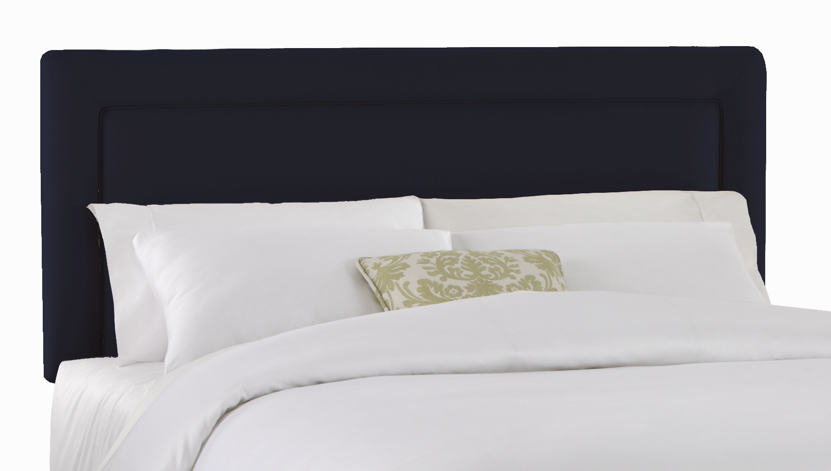 Skyline Furniture Border Headboard in Twill Navy Best Price
