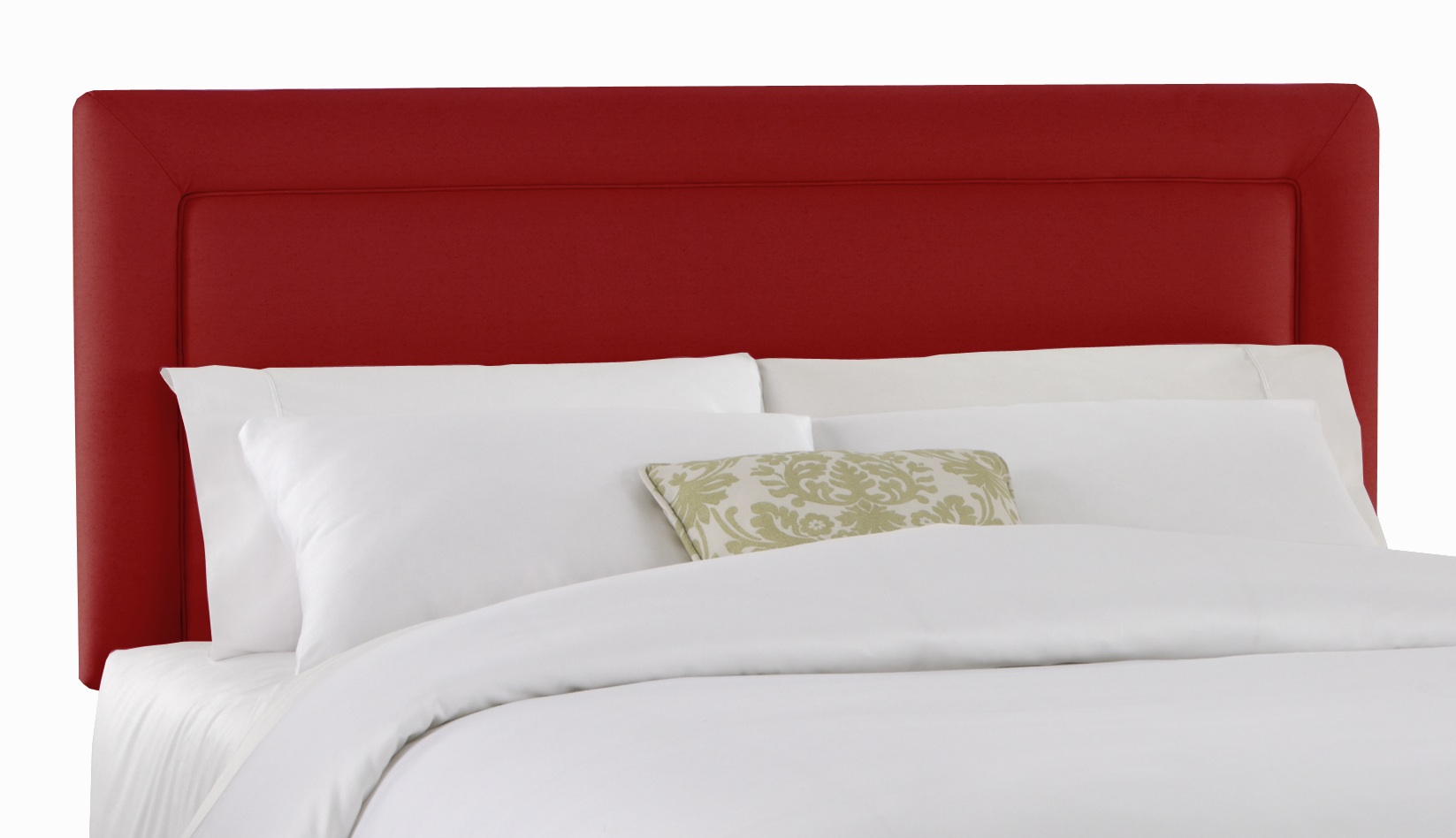 Skyline Furniture Border Headboard in Twill Red Best Price