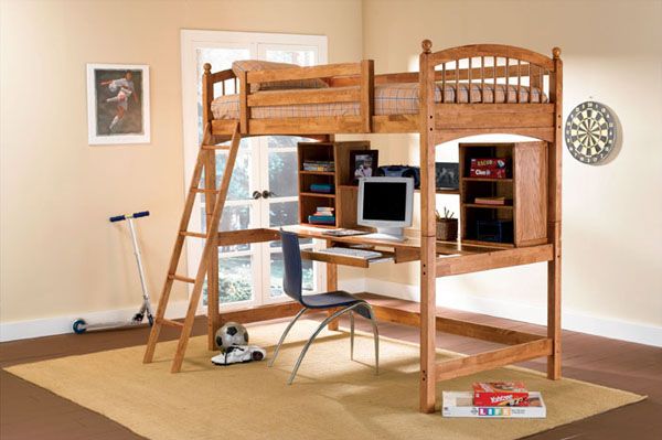 Producer Workstation Twin Loft Bed Best Price