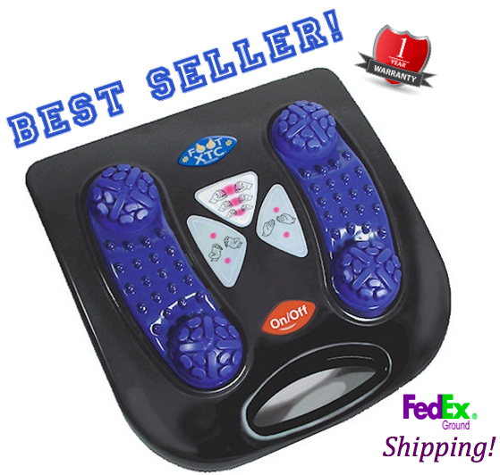 XTC Massager Foot Massager - Three FREE Interchangeable Massage Heads! by XTC Massager