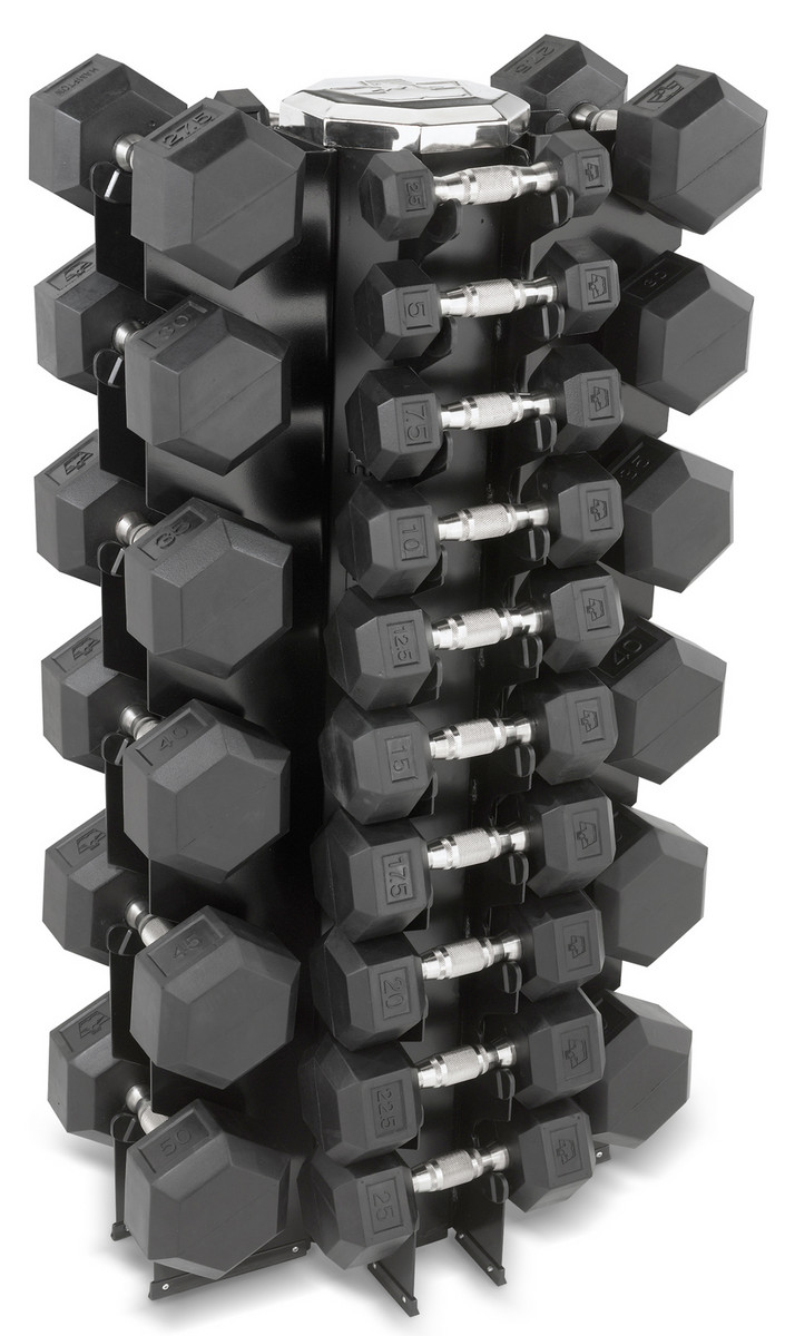 Hampton Fitness 16 Pair Dura-Bell Dumbbell Studio Club Pack