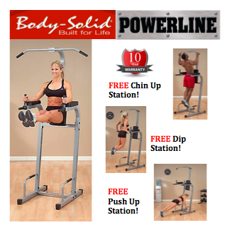 Body-Solid Powerline VKR Chin Dip Machine