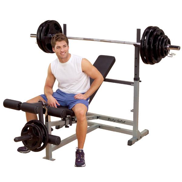 Body-Solid Powercenter Combo Bench Package