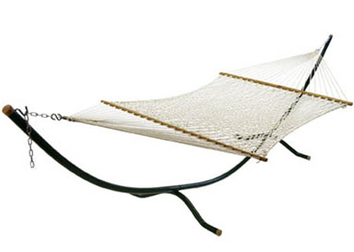 Algoma Domestic Double Size 2 Point Deluxe Cotton Rope Hammock