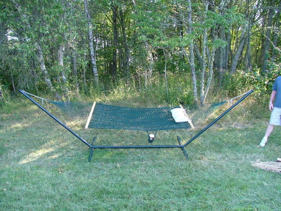 Bay Hammock Soft Spun Olefin Rope Double Hammock