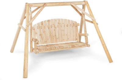 Jack-Post North Woods Log 5 Foot Swing and Frame