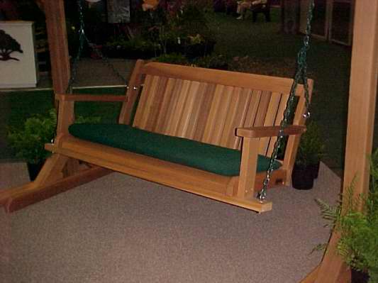 Wood Country Cabbage Hill 4' Porch Swing