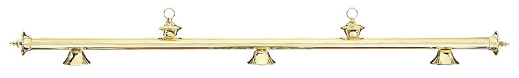 Cue & Case 57 inch 3-Shade Brass Bar Pool Table Light - Fast FREE FedEx Shipping! by Cue & Case