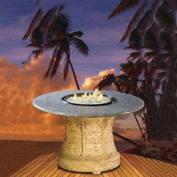 California Outdoor Concepts Palm Dining Height Fire Pit