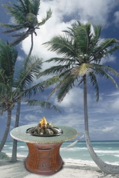 California Outdoor Concepts Tradewinds Dining Height Fire Pit
