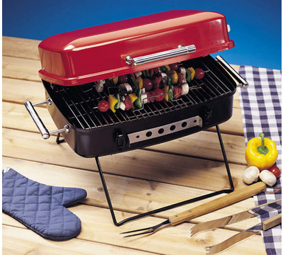 Arctic Products Deluxe Portable Tabletop Suitcase Charcoal Grill