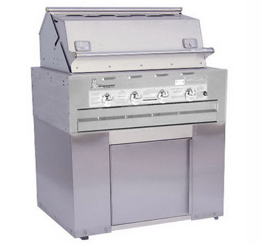 Lazy Man LM210-40 Built-in Gas Grill with 4 Broiler Burners