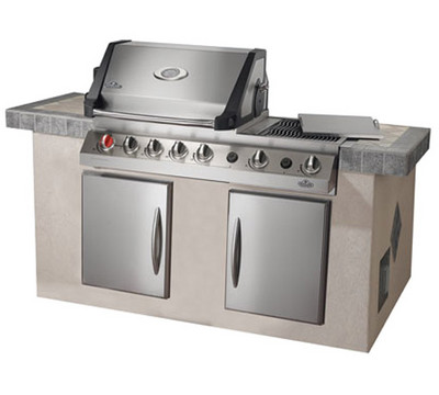 Napoleon BIPF450 Prestige V Built-in Heads Gas Grill